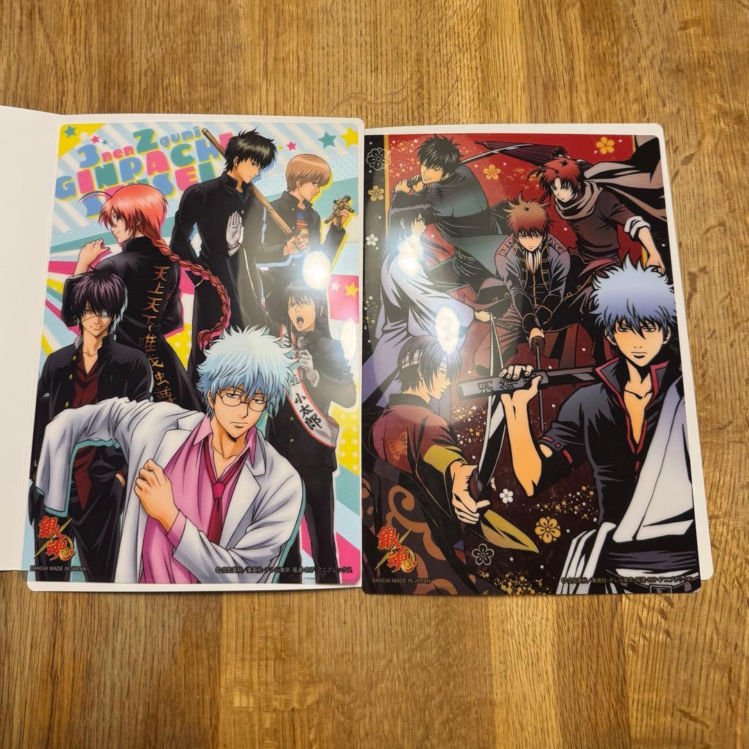 銀魂　ジャンボカードダス　クリアポスター　ベスト盤