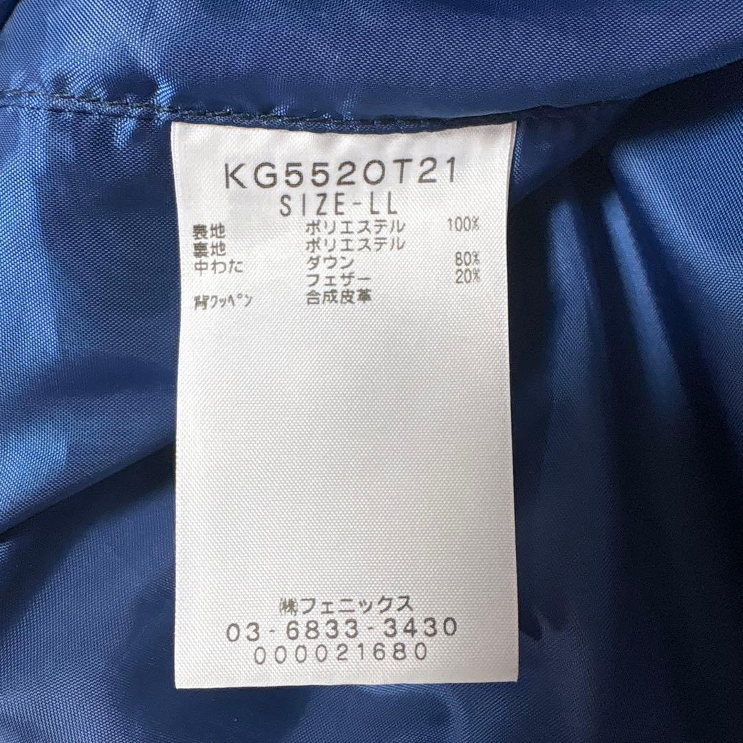美品　kappa golf ダウン80% フェザー20%ベスト　　サイズLL