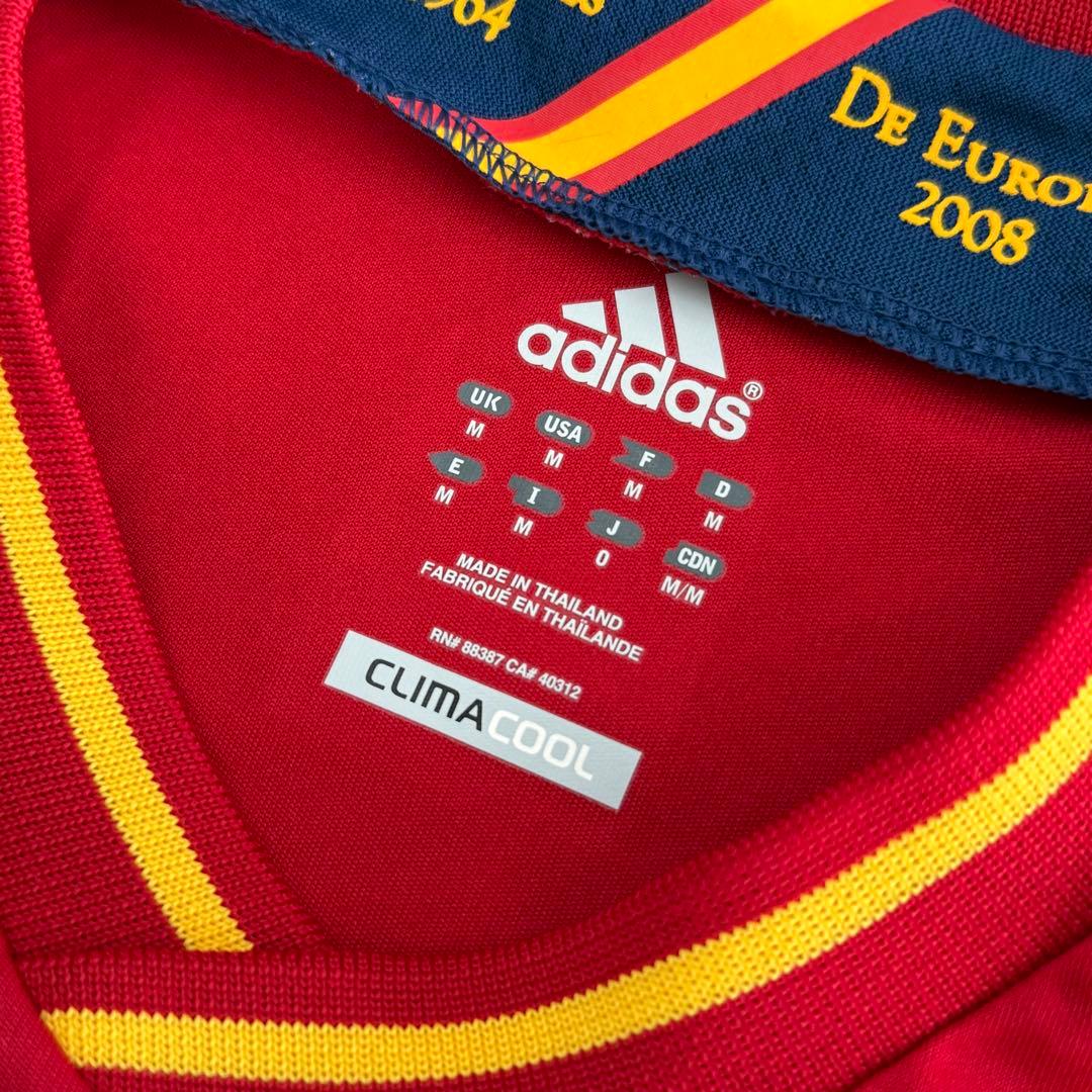 adidas アディダス スペイン代表ユニフォーム ゲームシャツ レッド XL