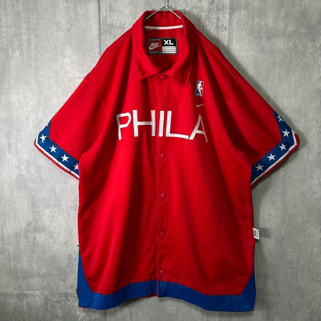 NBA 76ers ウォームアップ シューティング ジャージ 刺繍