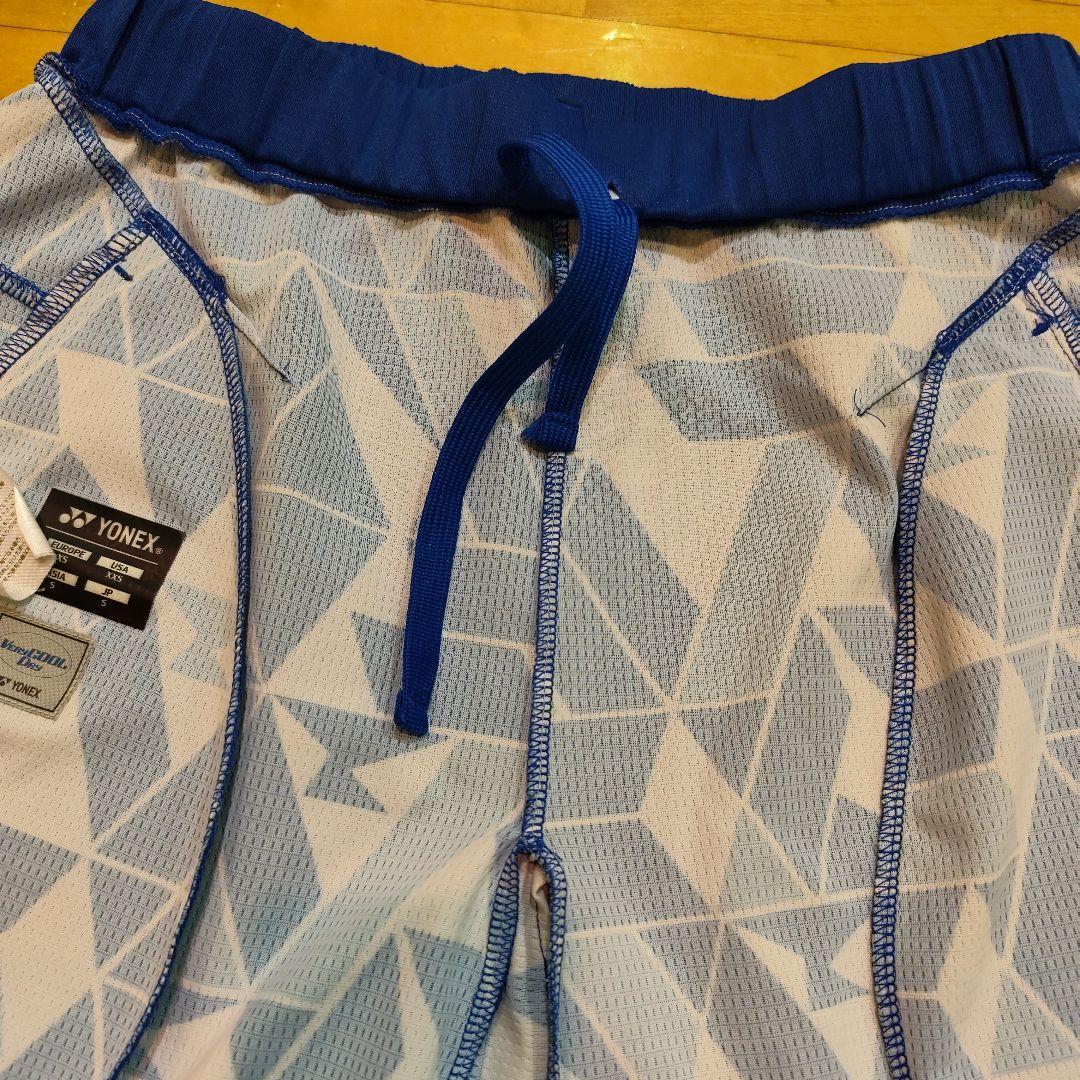 YONEX　ハーフパンツ　Sサイズ　ブルー　総柄