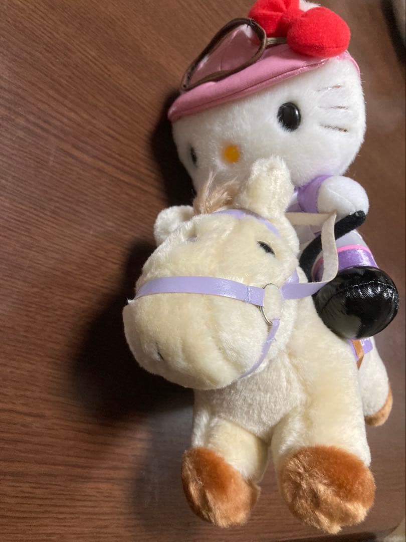 希少 激レア 美品 ハローキティ お馬deキティ JRA 競馬 ぬいぐるみ