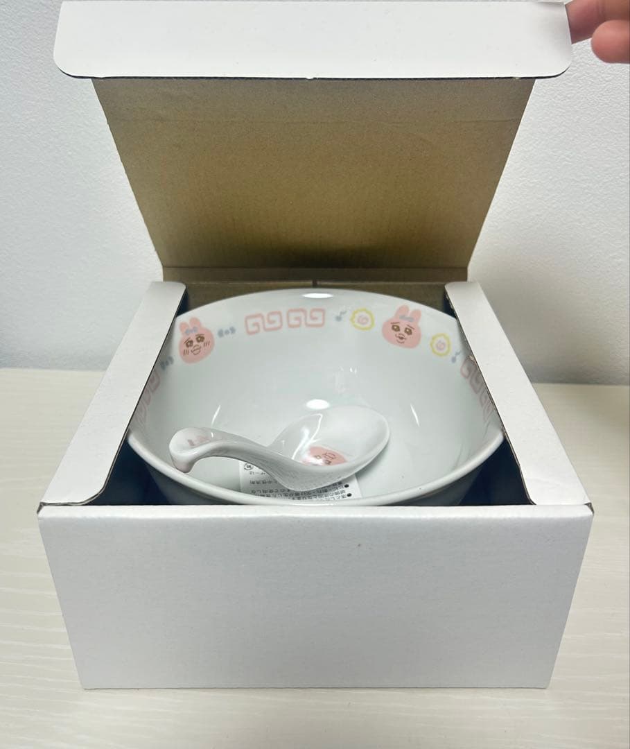 おぱんちゅうさぎ ラーメン丼＆レンゲセットと【新品未使用】