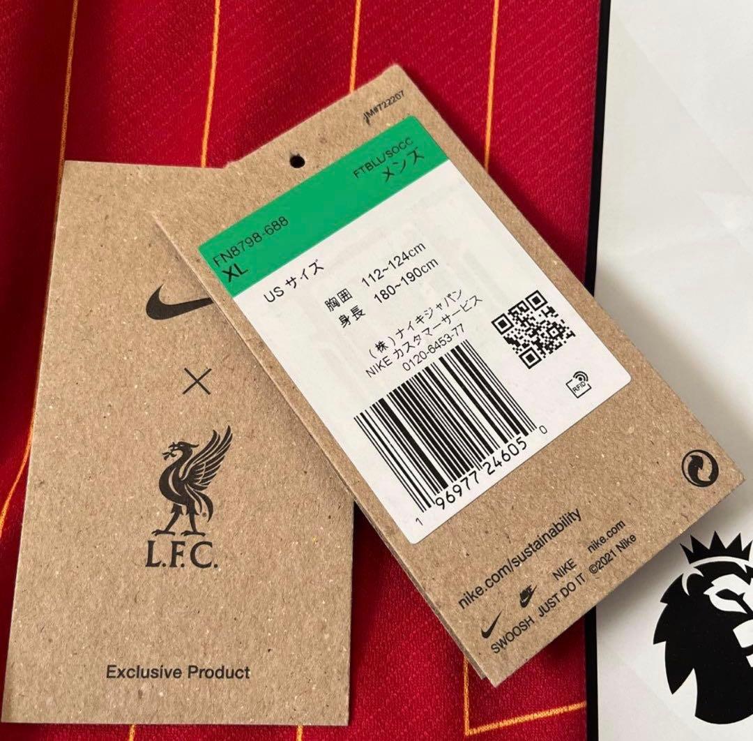 正規品Nike リバプールFC 24/25 M. SALAH ホームユニフォーム