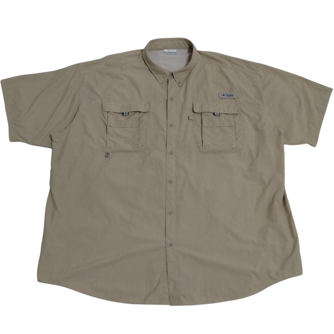 【希少サイズ4XT 5XL相当】コロンビア PFG フィッシングシャツ 釣り