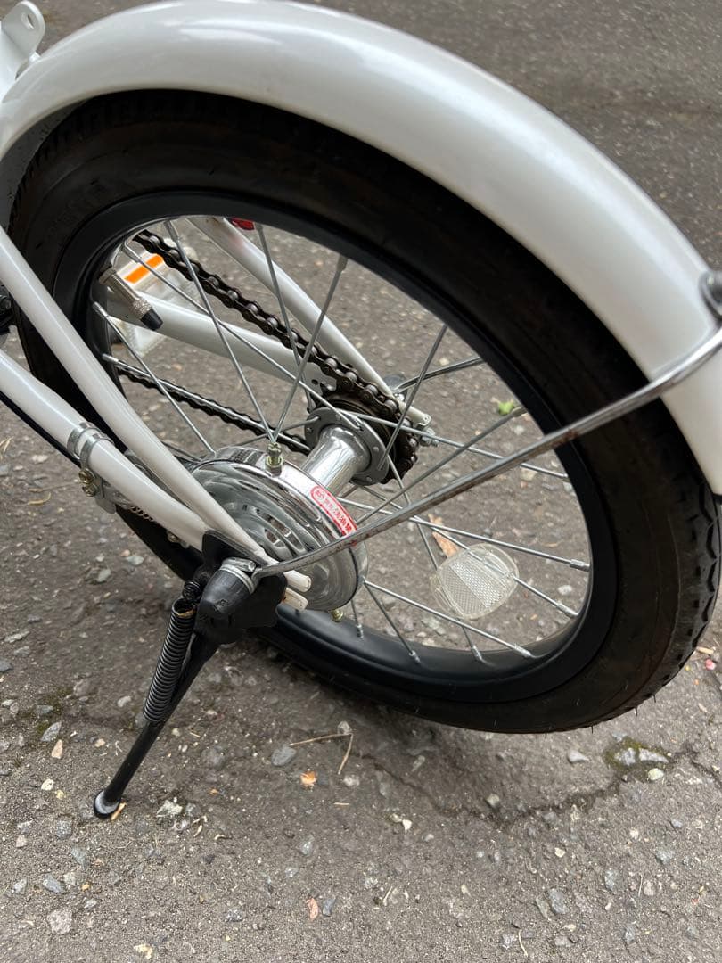 OTOUSAN BIKE 折りたたみ自転車 ホワイト 北海道旭川市より