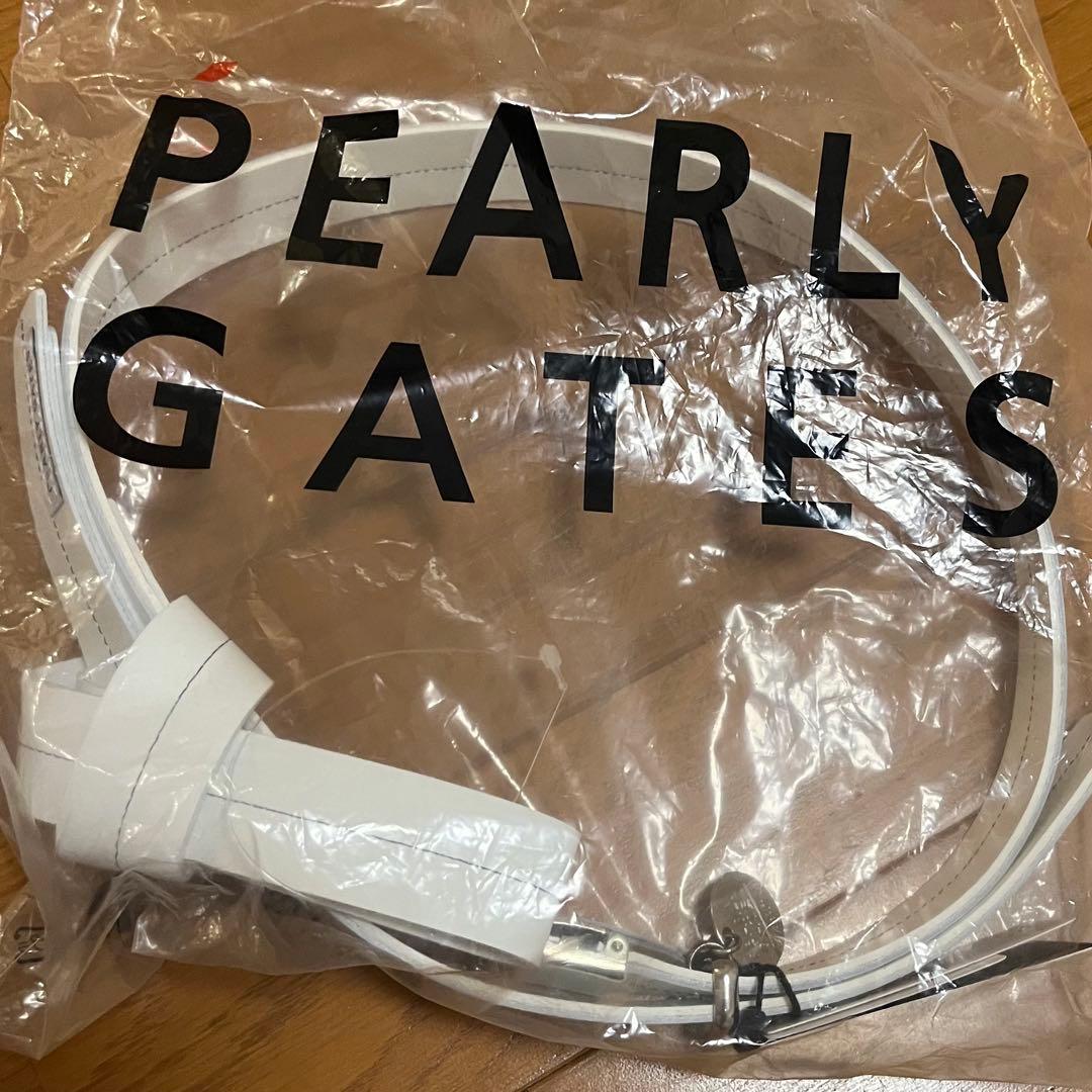PEARLY GATES レディース ゴルフベルト FR ホワイト　新品未使用