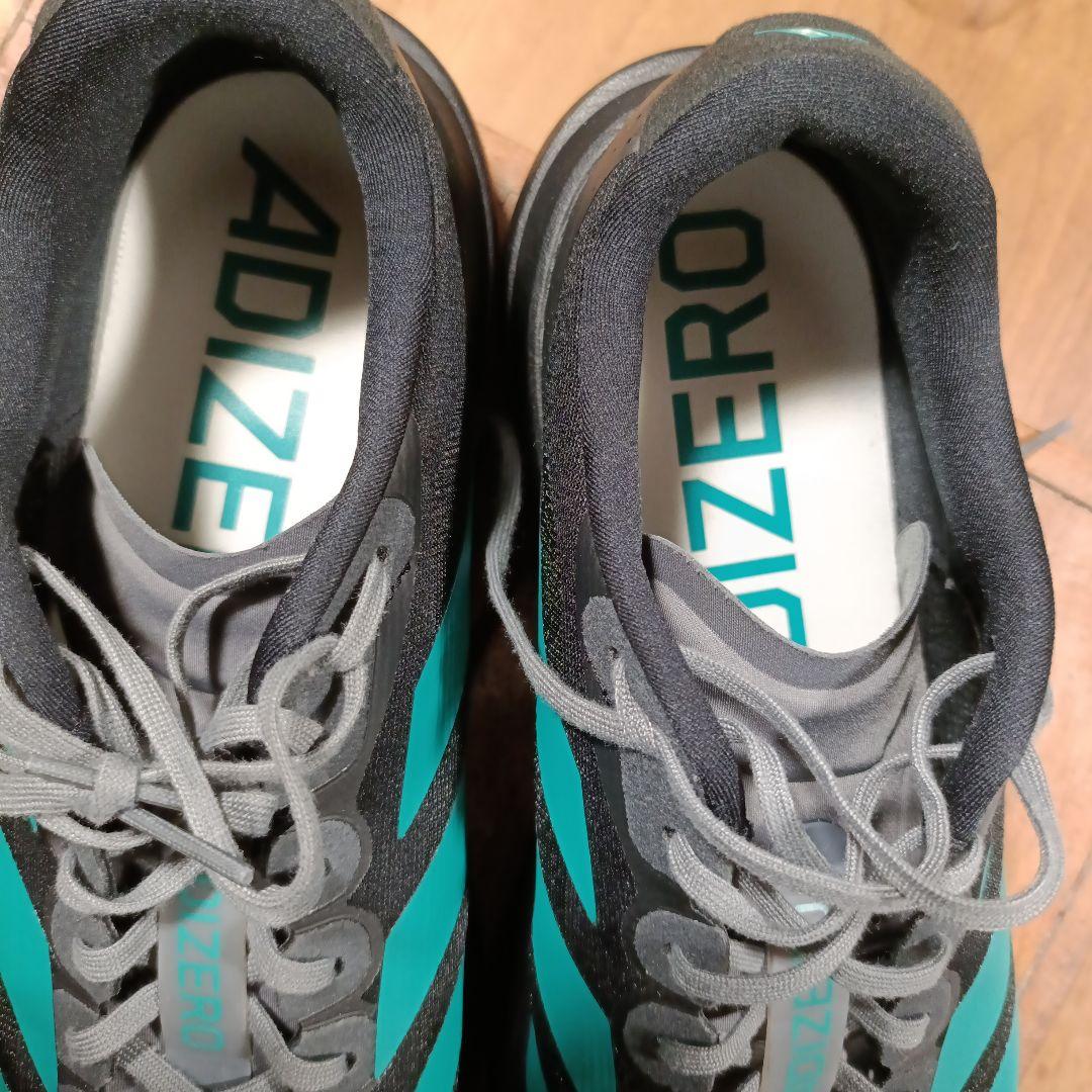 美品adizero Evo SL 28cm　緑×黒