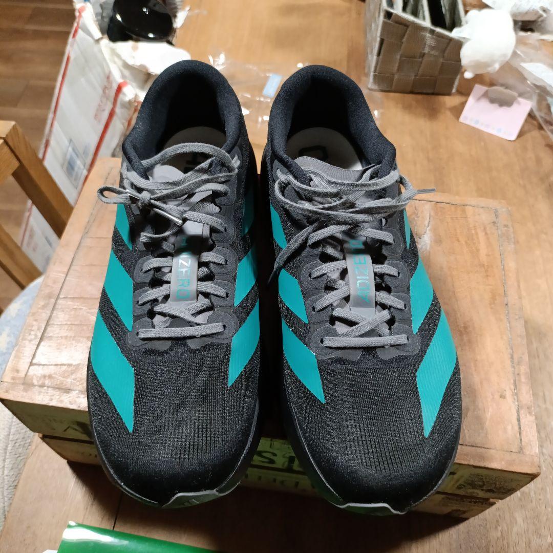 美品adizero Evo SL 28cm　緑×黒