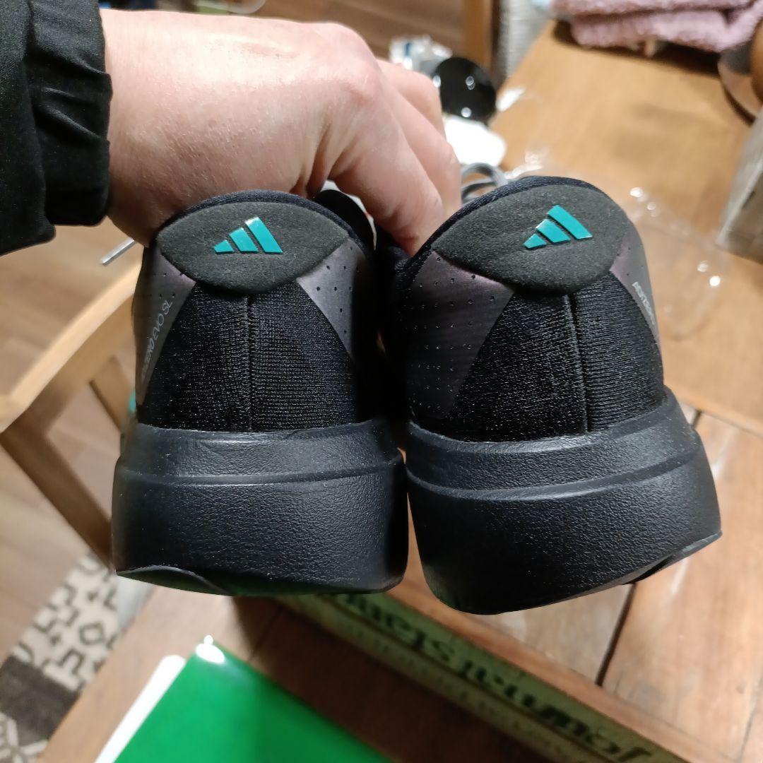 美品adizero Evo SL 28cm　緑×黒