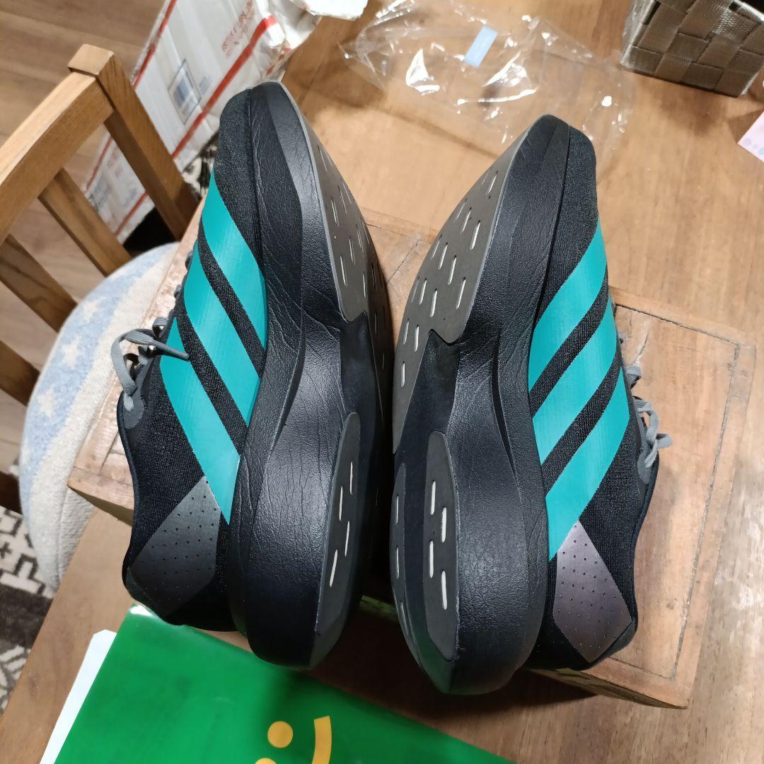 美品adizero Evo SL 28cm　緑×黒