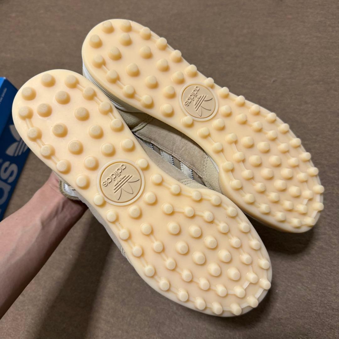 adidas ムンディアルチーム ベージュ スエード スニーカー 26.0cm
