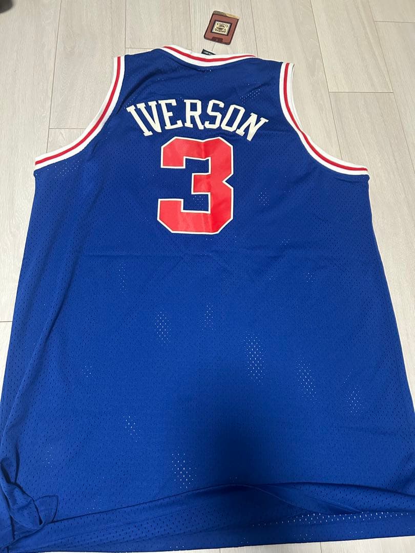PHILA 3 IVerson アレン・アイバーソンユニフォーム 2XL