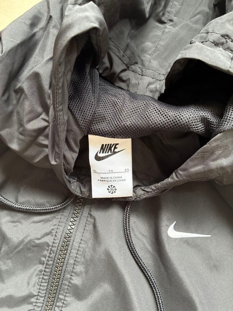 Nike フード付きウィンドブレーカー XL ブラック
