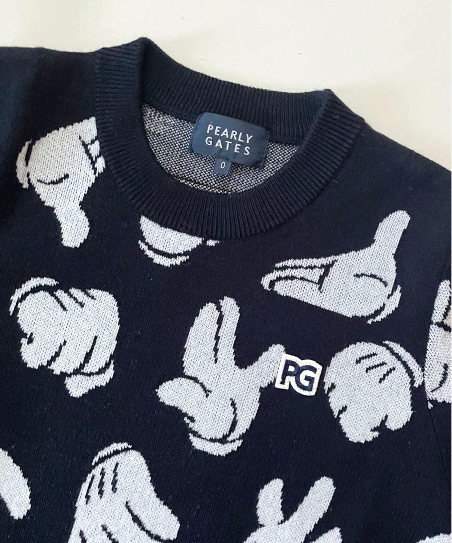 ☆美品☆パーリーゲイツ レディース ミッキーコラボ・ニット