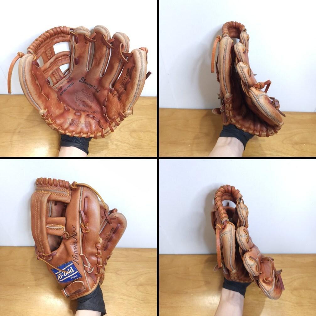 ハイゴールド ファーストバック ビンテージグラブ 激レア 内野用 硬式グローブ