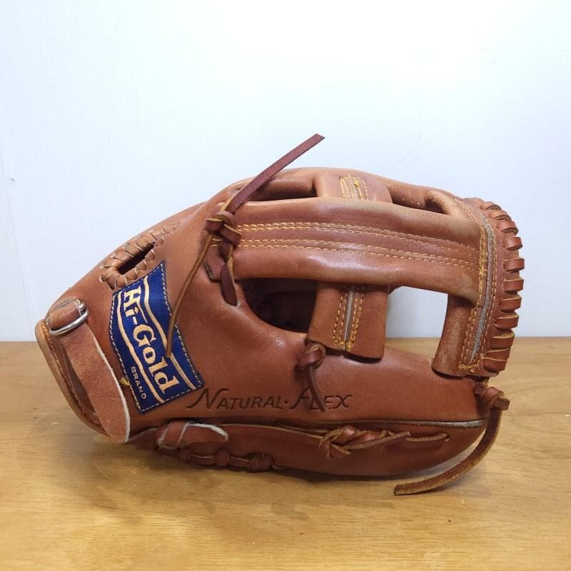 ハイゴールド ファーストバック ビンテージグラブ 激レア 内野用 硬式グローブ
