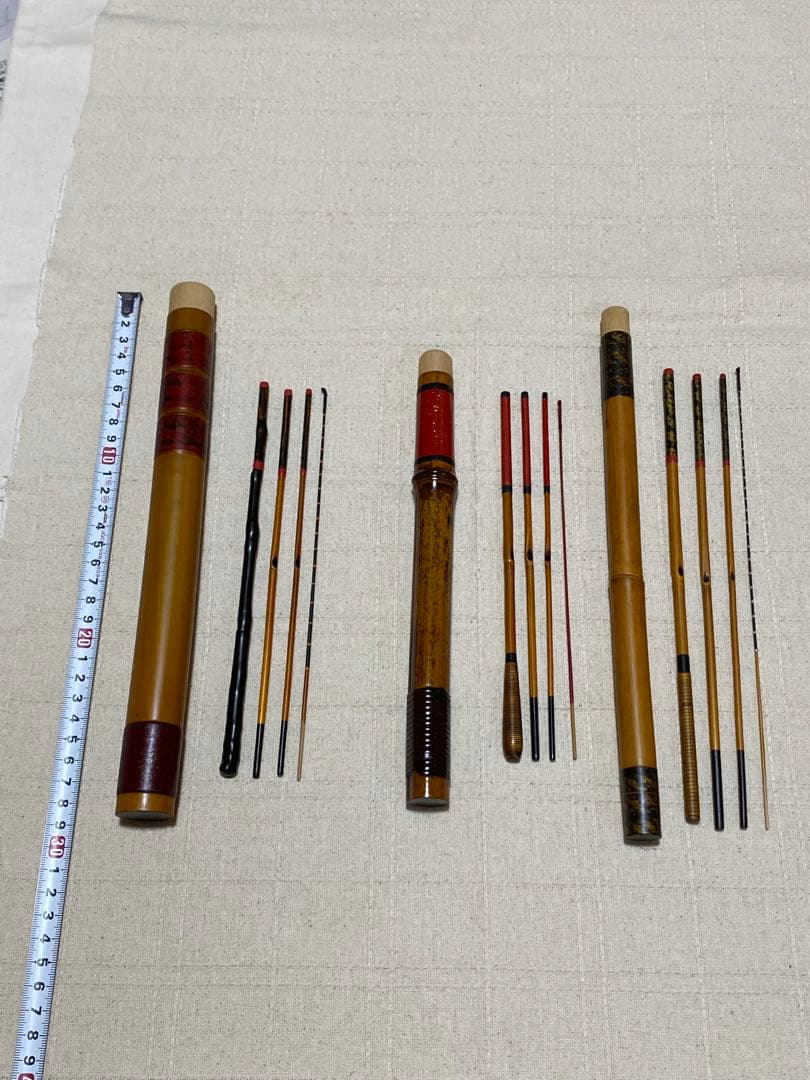 タナゴ竿　3本まとめ売り　竹竿　和竿