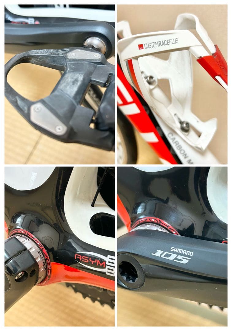 送料込 PINARELLO FP QUATTRO CARBON ホイールカスタム