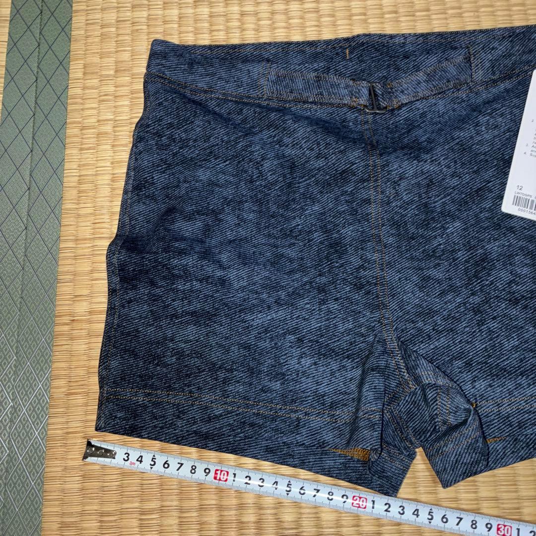 ヨガ・ピラティス Everlux Denim-PrintSHRShort3 12inch