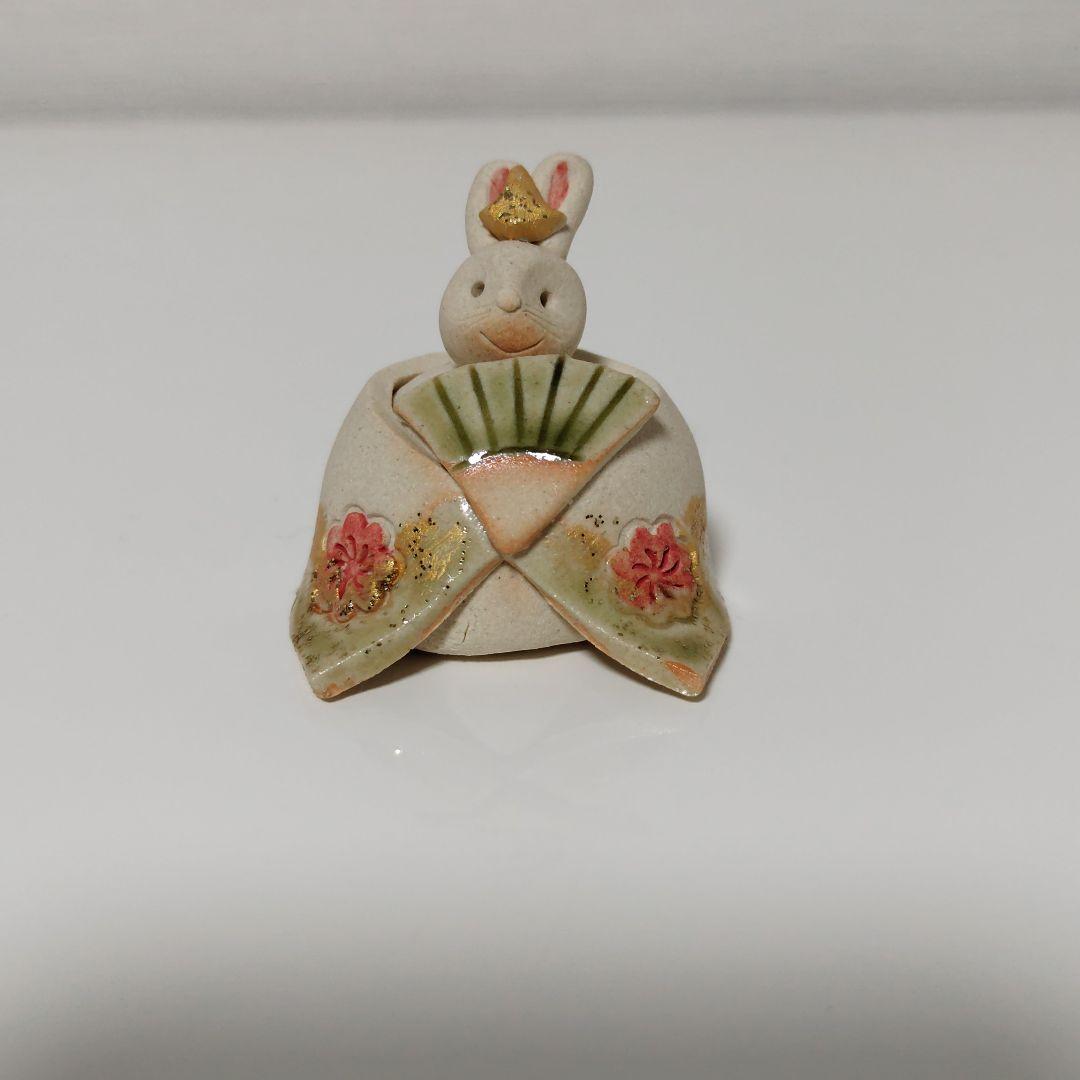 うさぎの雛人形 ryukodo陶器