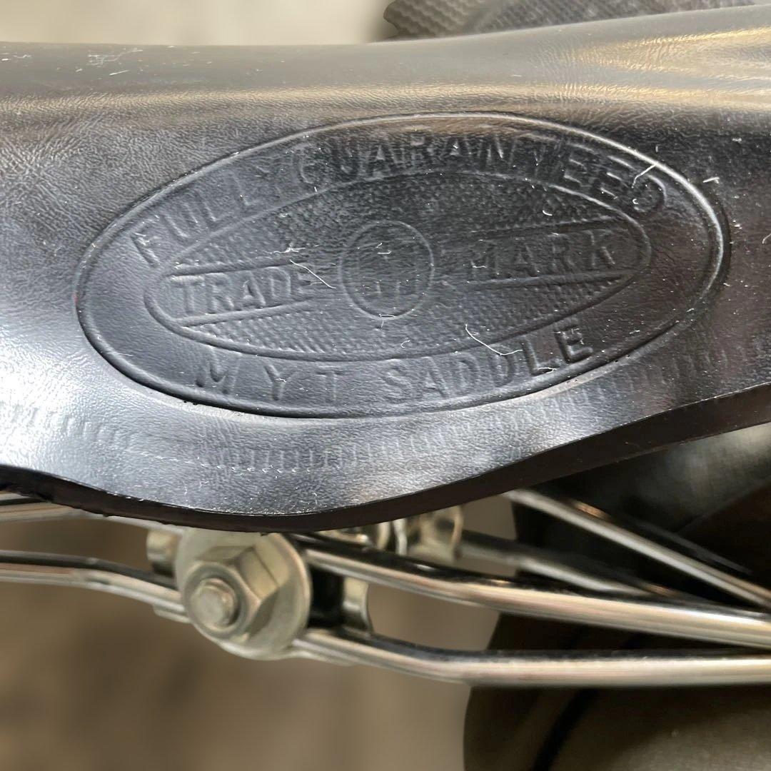 MAYT SADDLE 黒 サドル スプリング付き　1970年代丸石自転車の物