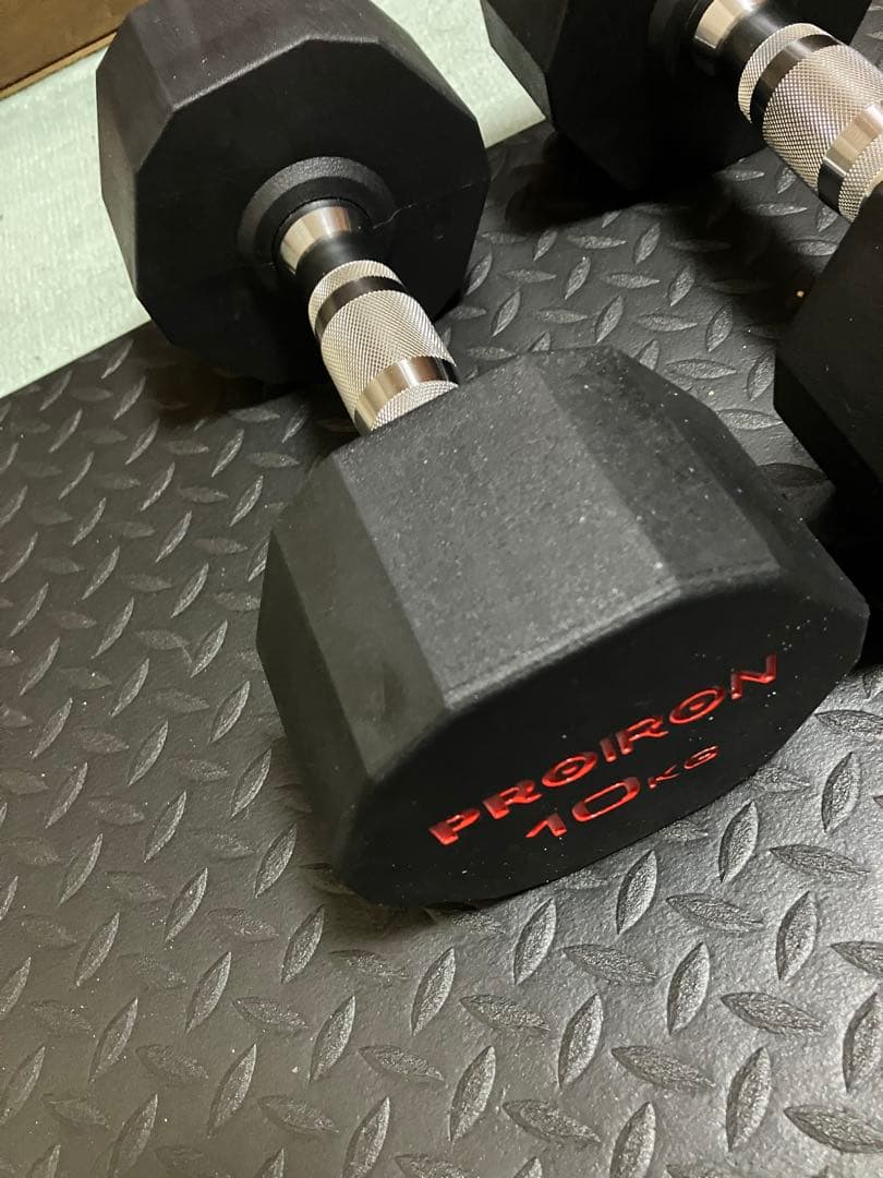 美品PROIRON ジムダンベル 10kg2個セット