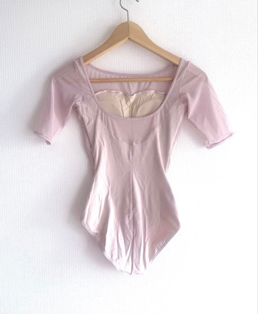 チャコット　五分袖レオタード★ヨーロピアンpink ★美品