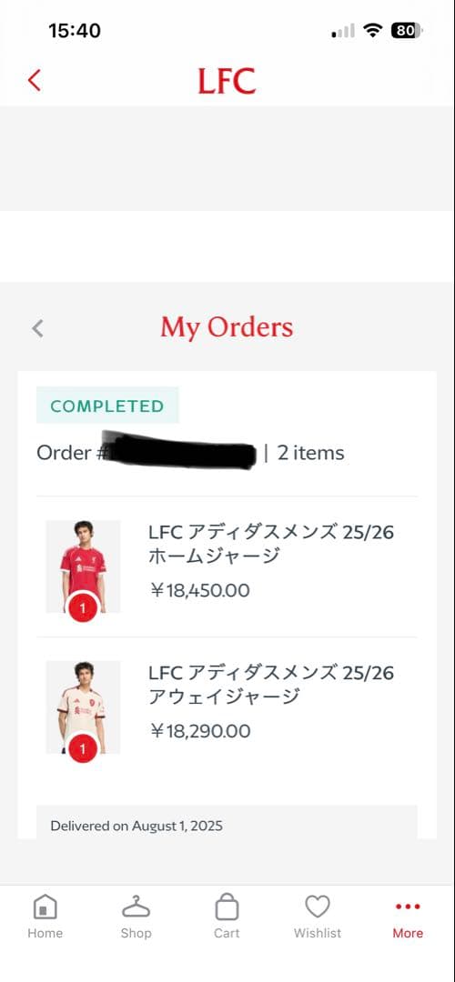 25/26 リヴァプール アウェイ オーセンティック