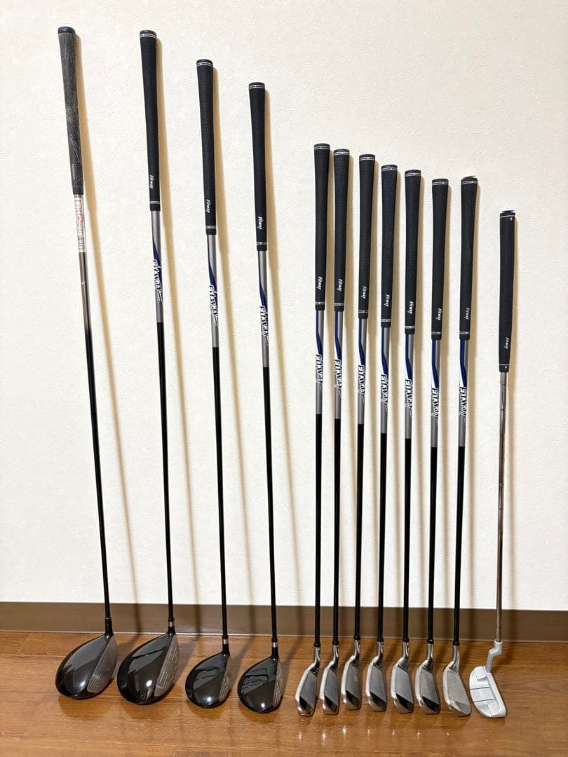 Fitway ゴルフクラブセット 一式 キャディバッグ付き（おまけ1W付き）