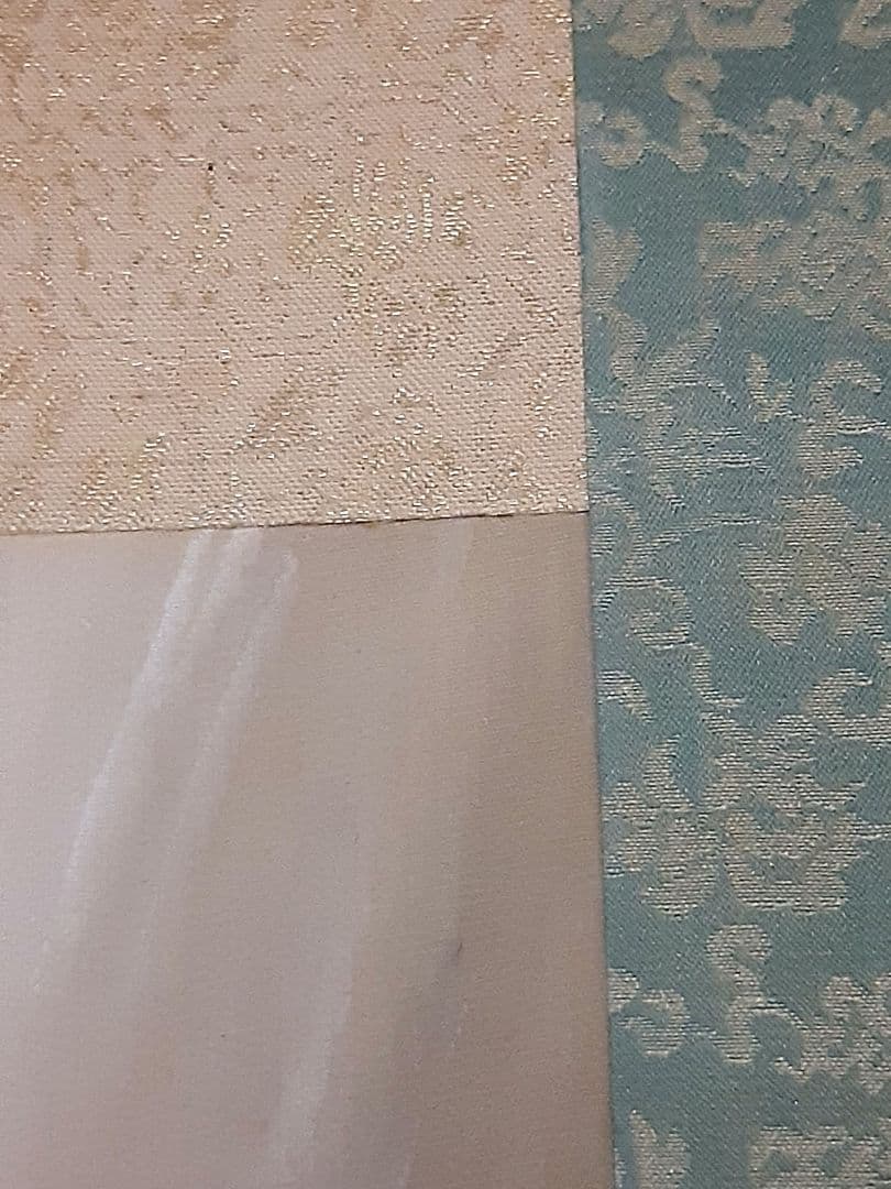 日本画、掛け軸、夏掛け、山本朝光『深山瀑布』