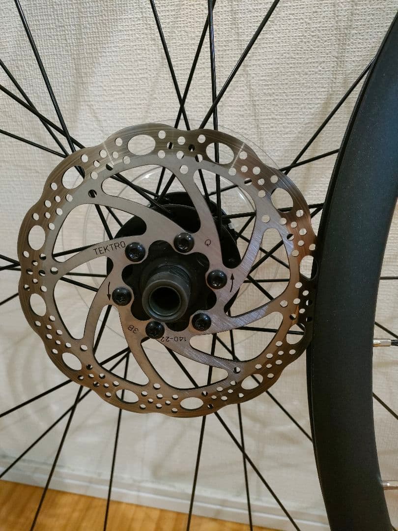 ロードバイク ディスクホイール前後 スルーアクスル ALTERNA DISC