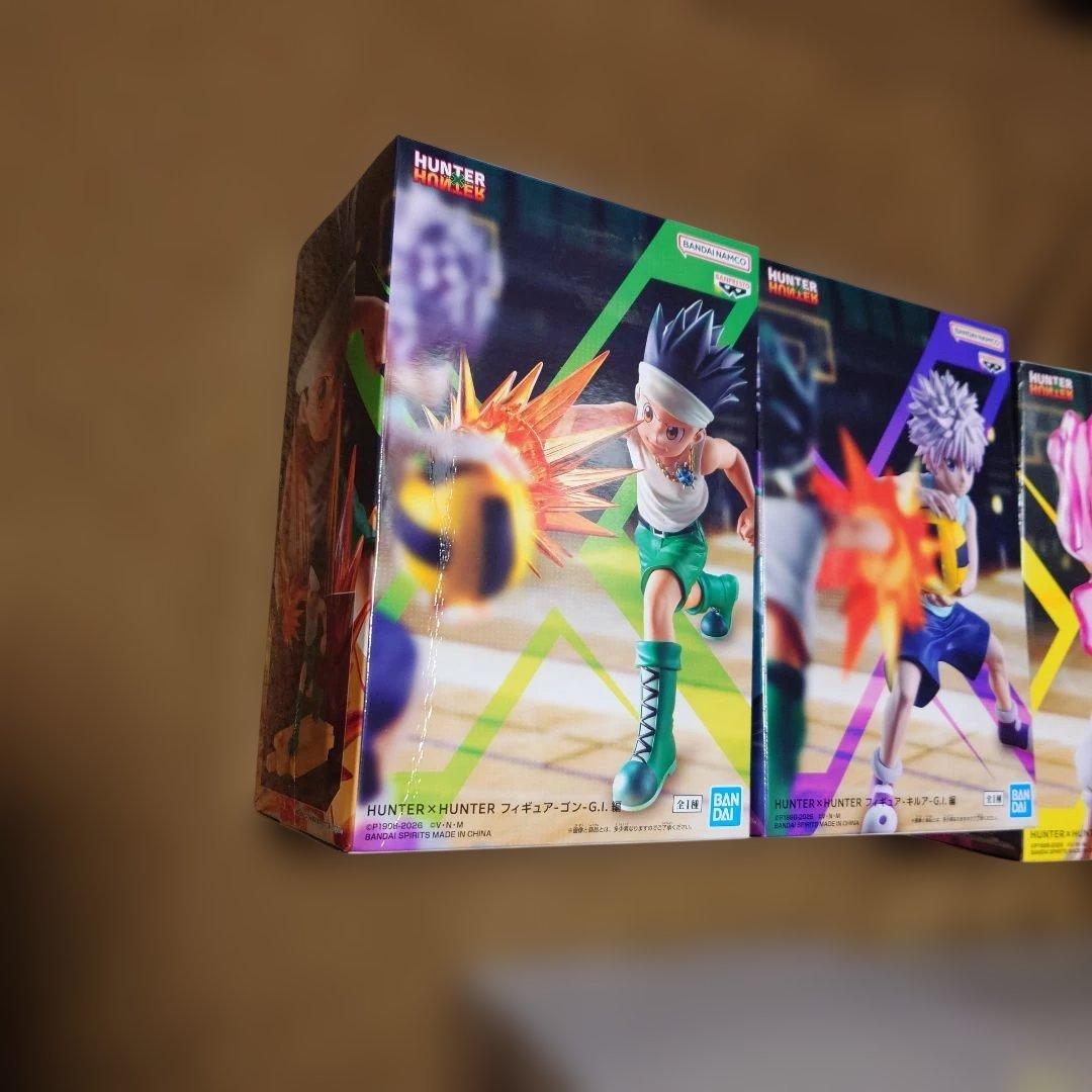 HUNTER×HUNTER フィギュア G.I編 ゴン キルア ヒソカ他セット