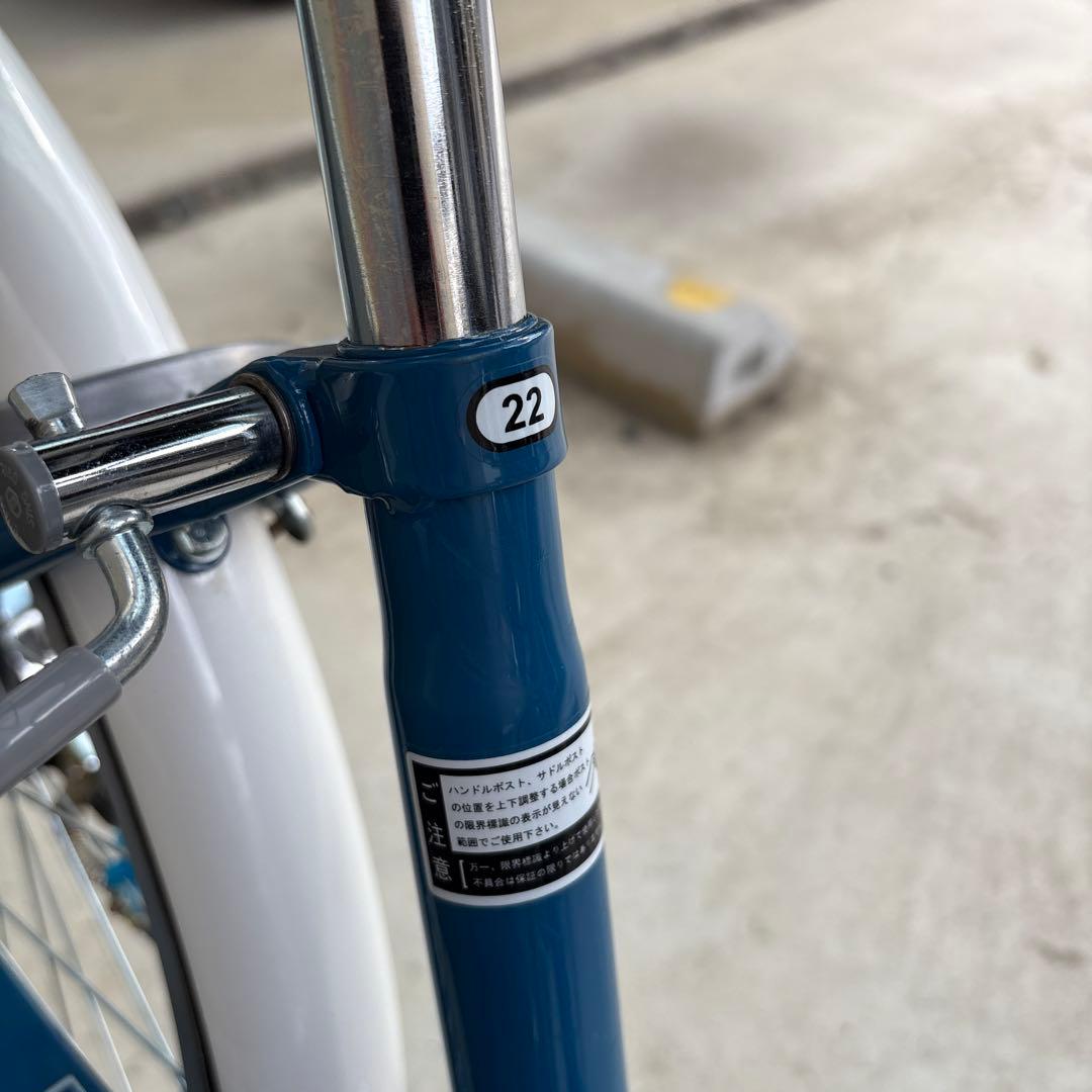 子供用自転車 22インチ ダカラットアンジュ ブルー アサヒサイクル購入