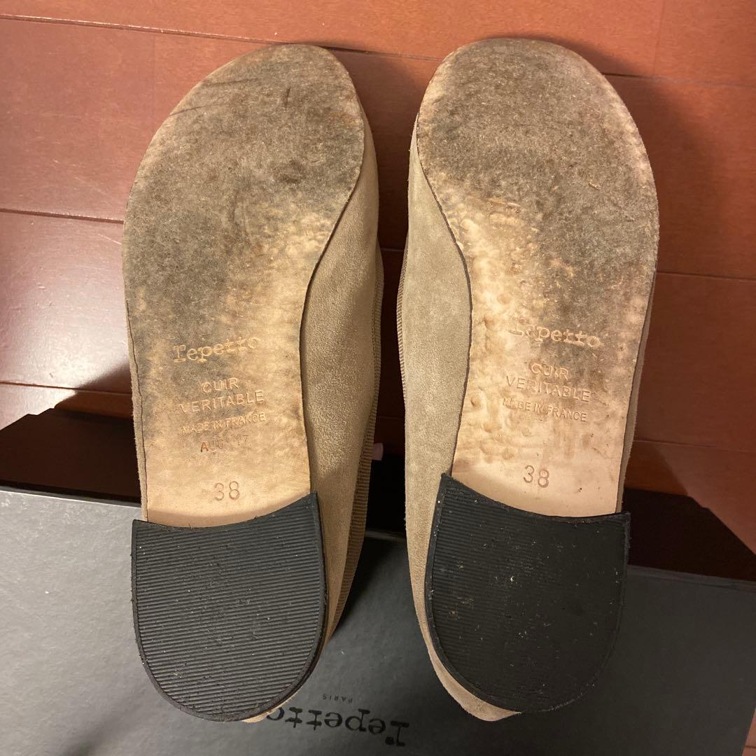 nomari 様　repetto ベージュ バレエシューズ　38