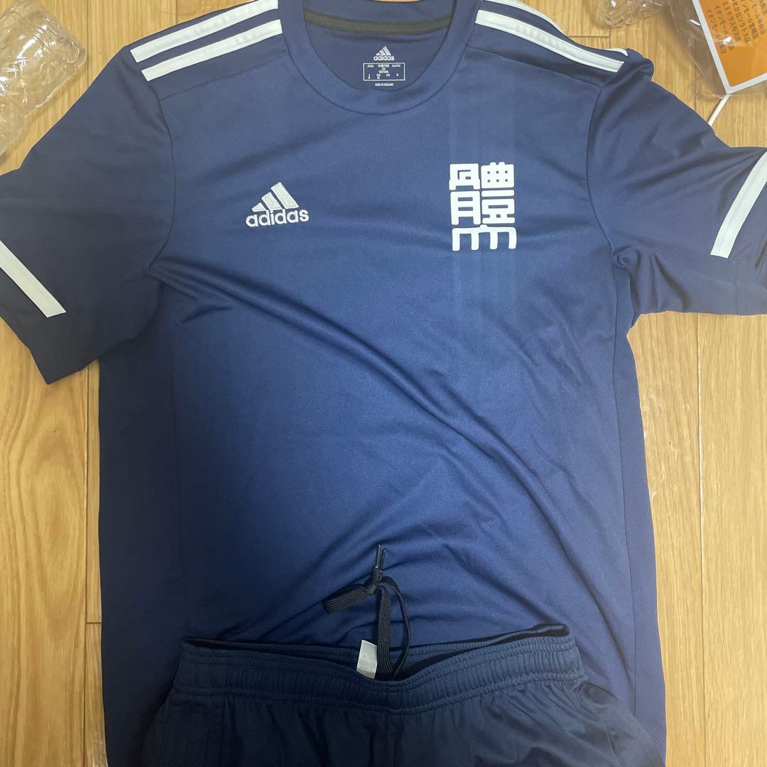 adidas サッカーウェアセット ネイビー
