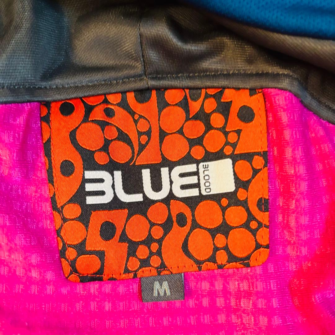BLUE BLOOD スノーボード ジャケット M メンズ 総柄 スノボウェア