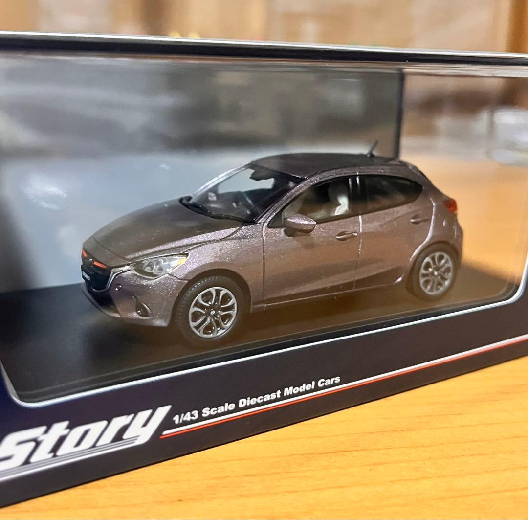 ハイストーリー 1/43 マツダ デミオ XD ツーリング スモーキーローズ