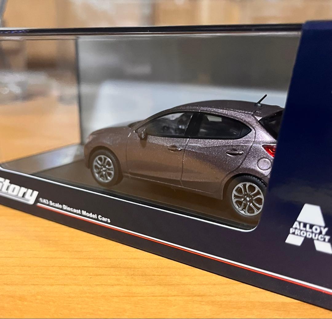 ハイストーリー 1/43 マツダ デミオ XD ツーリング スモーキーローズ