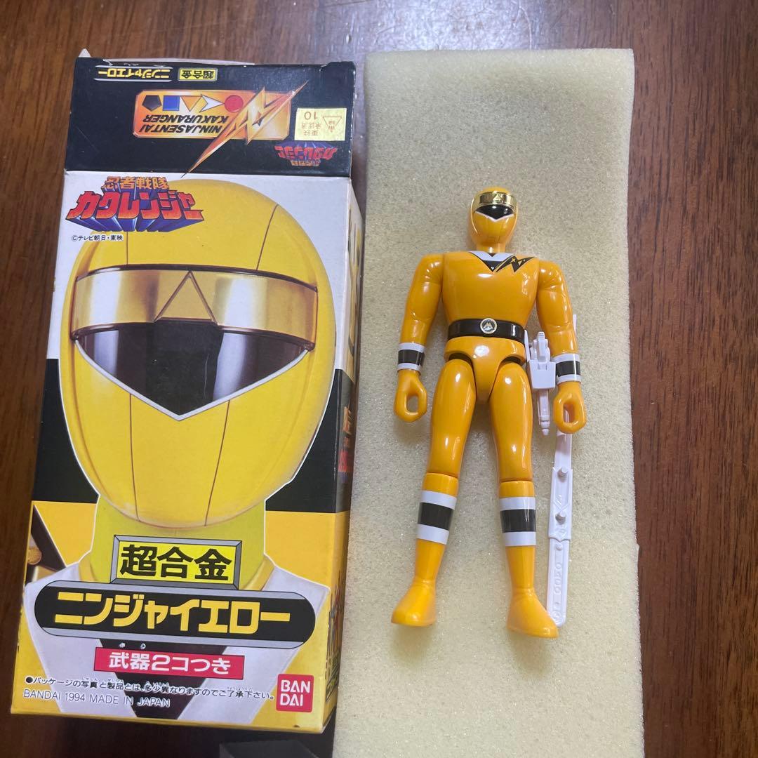 【開封済】超合金忍者戦隊カクレンジャー　５体フルセット　付属品欠品なし