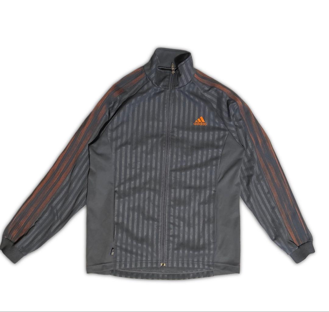 00s adidas ジャージ　セットアップ　グラデーション　グレー オレンジ