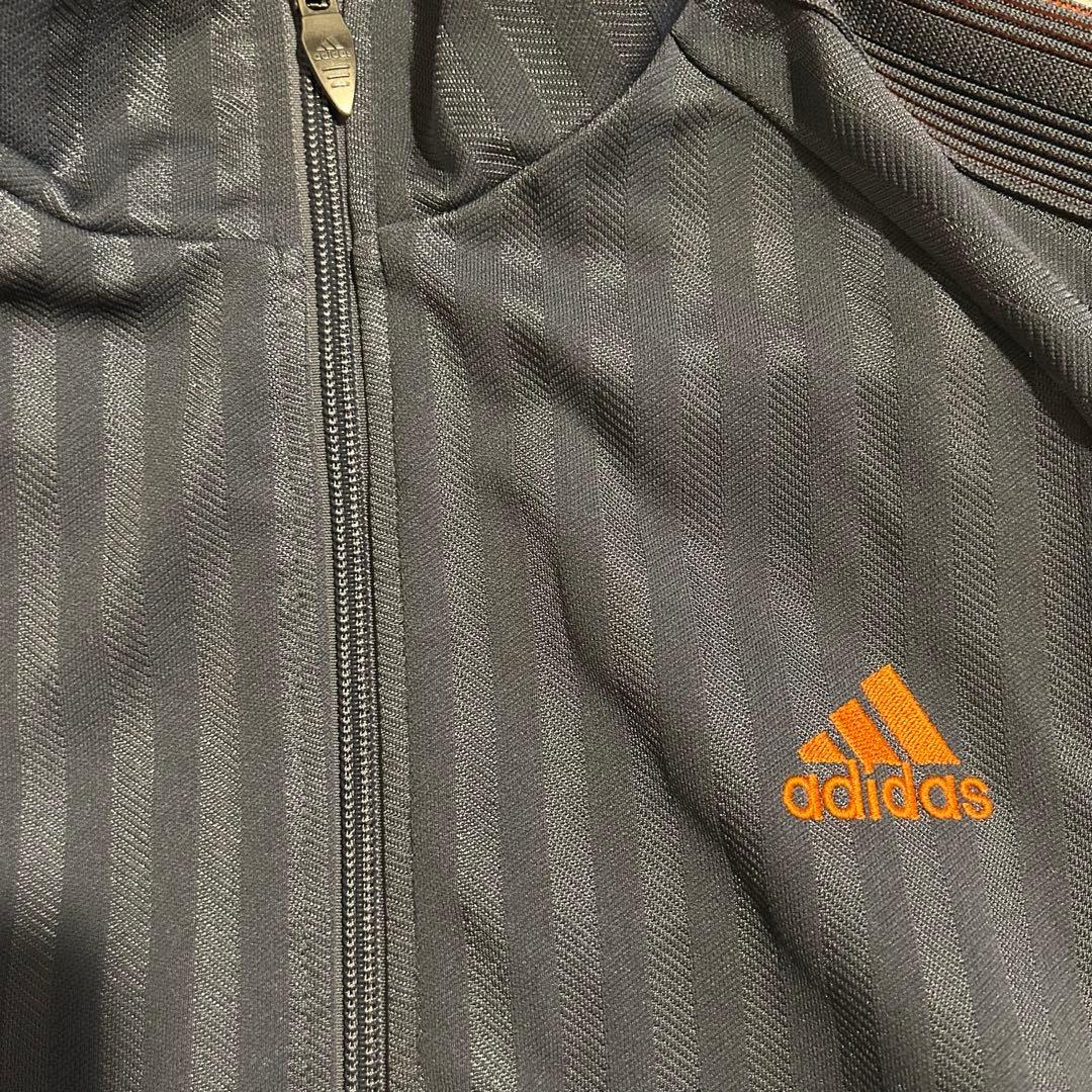 00s adidas ジャージ　セットアップ　グラデーション　グレー オレンジ