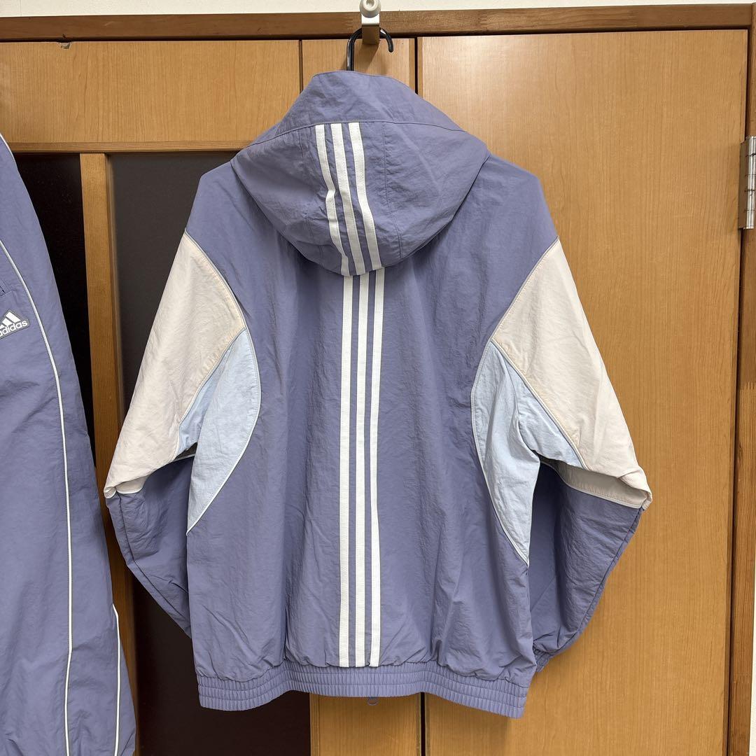 新品　adidas 上下セット　ウィンドブレーカー　ウーブン素材　アディダス