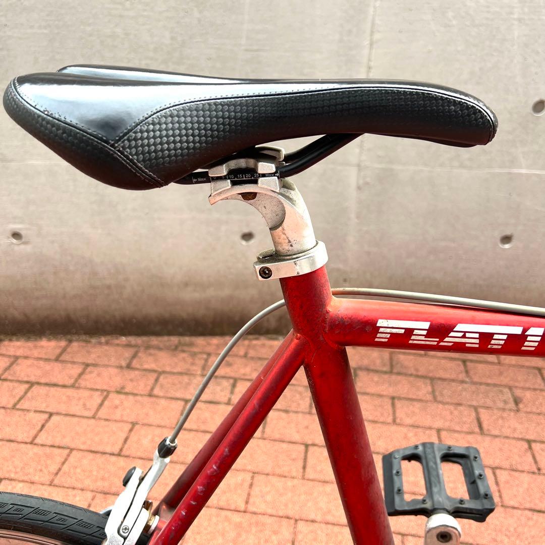 レア車体 cycroc flat1 シングル RED 485 ミニベロ