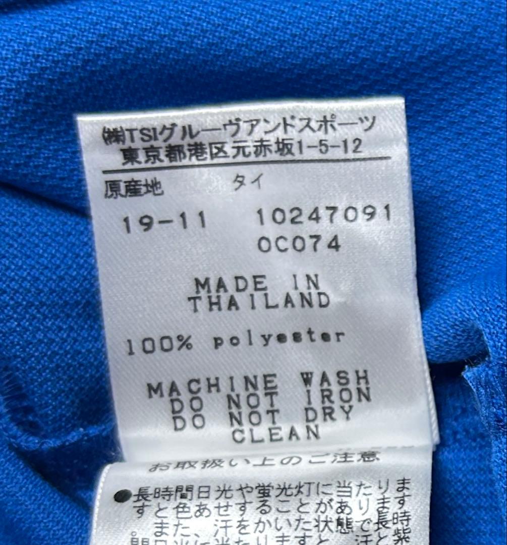 【ペアセット】ジャックバニー ポロシャツ 青 メンズ5 L レディース0 S