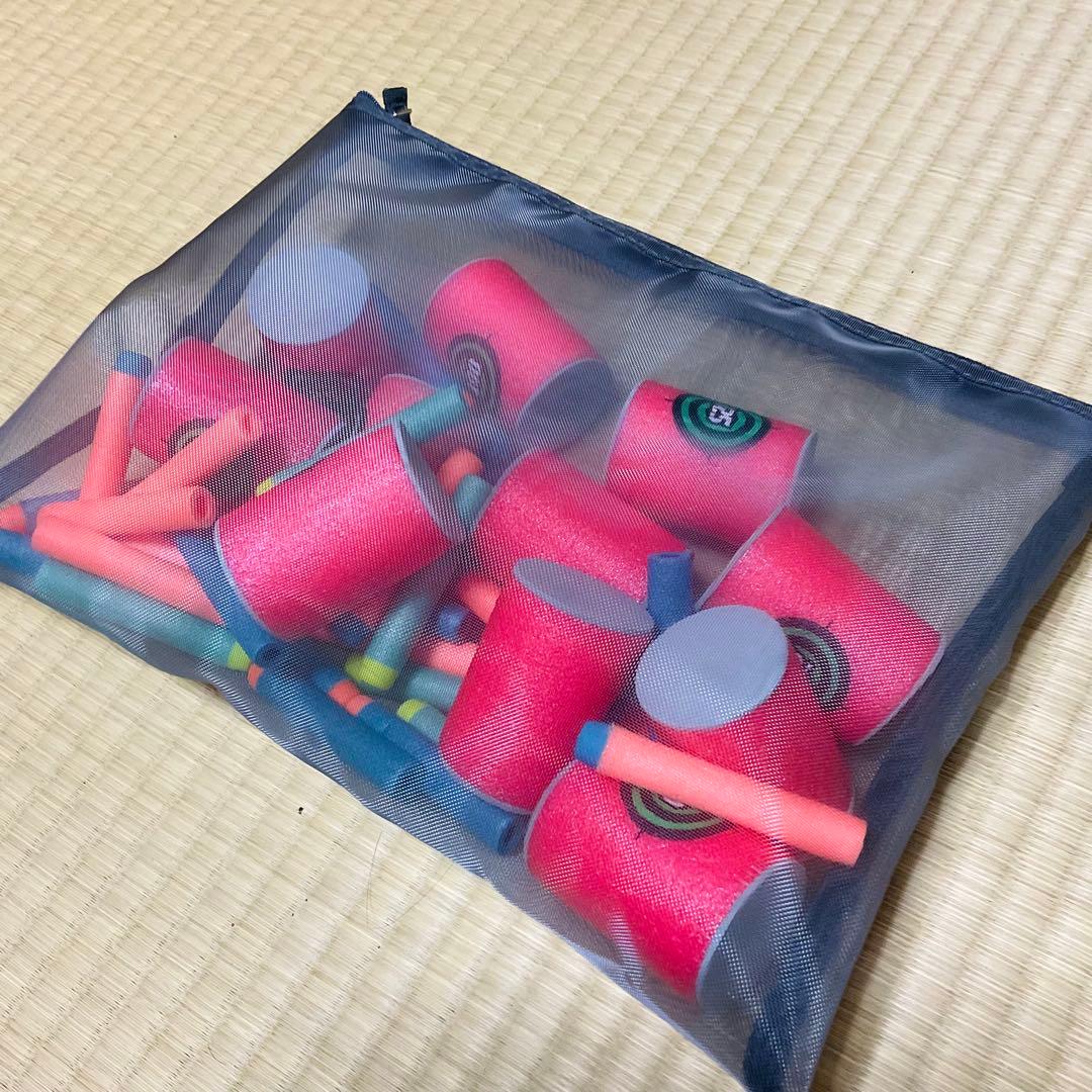 【値下げ中】NERF トイガンセット（スポンジ球と的セット）