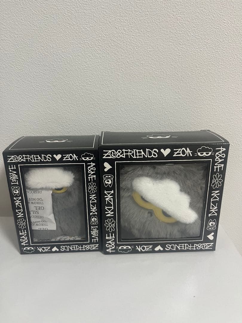 ZO&FRIENDS ZOA ミニぬいぐるみ　キーリングフェイスポーチキーリング