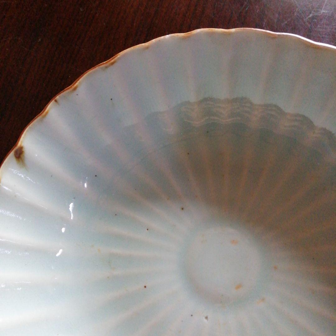 伊万里　青白磁鉢　2客　18.7cm　江戸後期～明治期