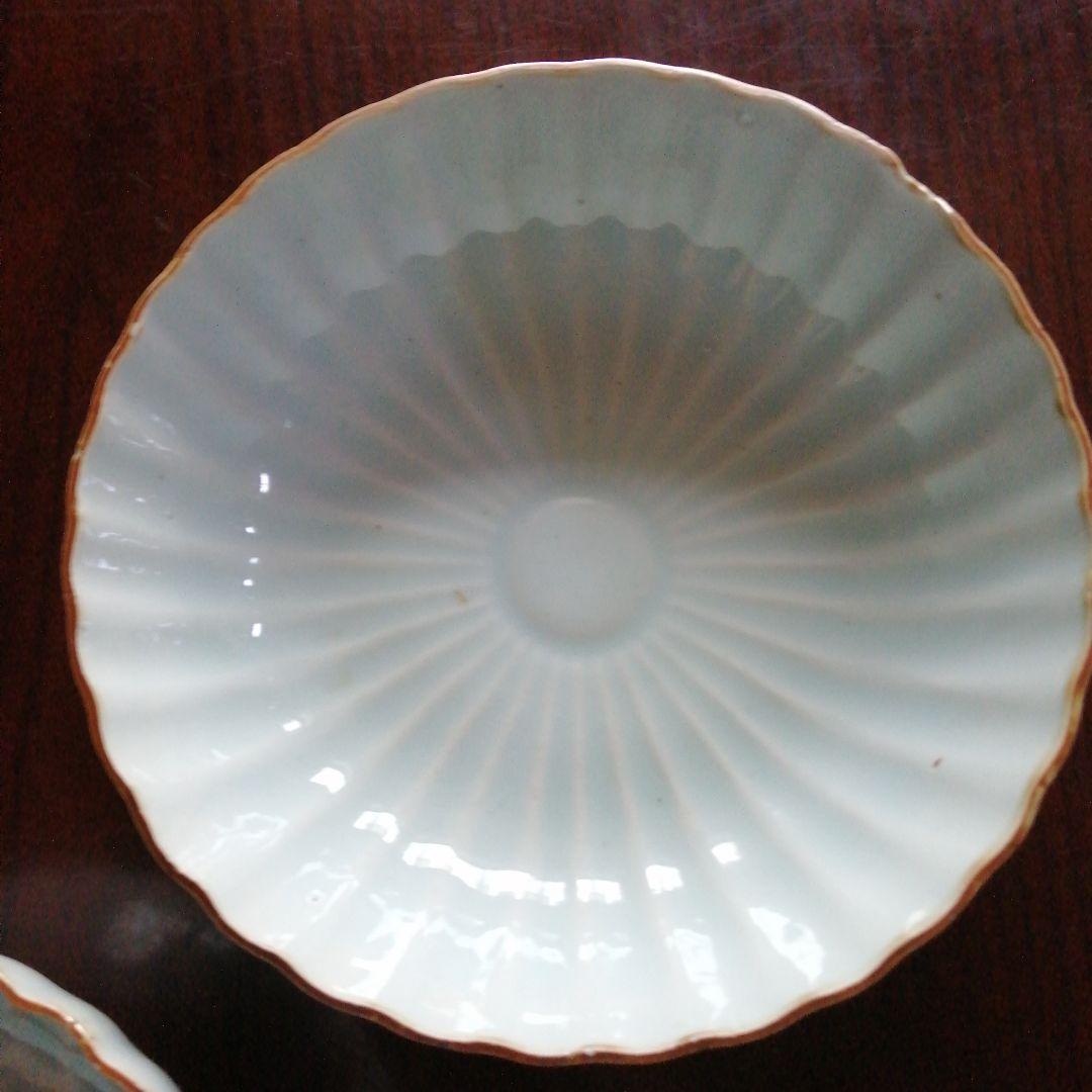 伊万里　青白磁鉢　2客　18.7cm　江戸後期～明治期