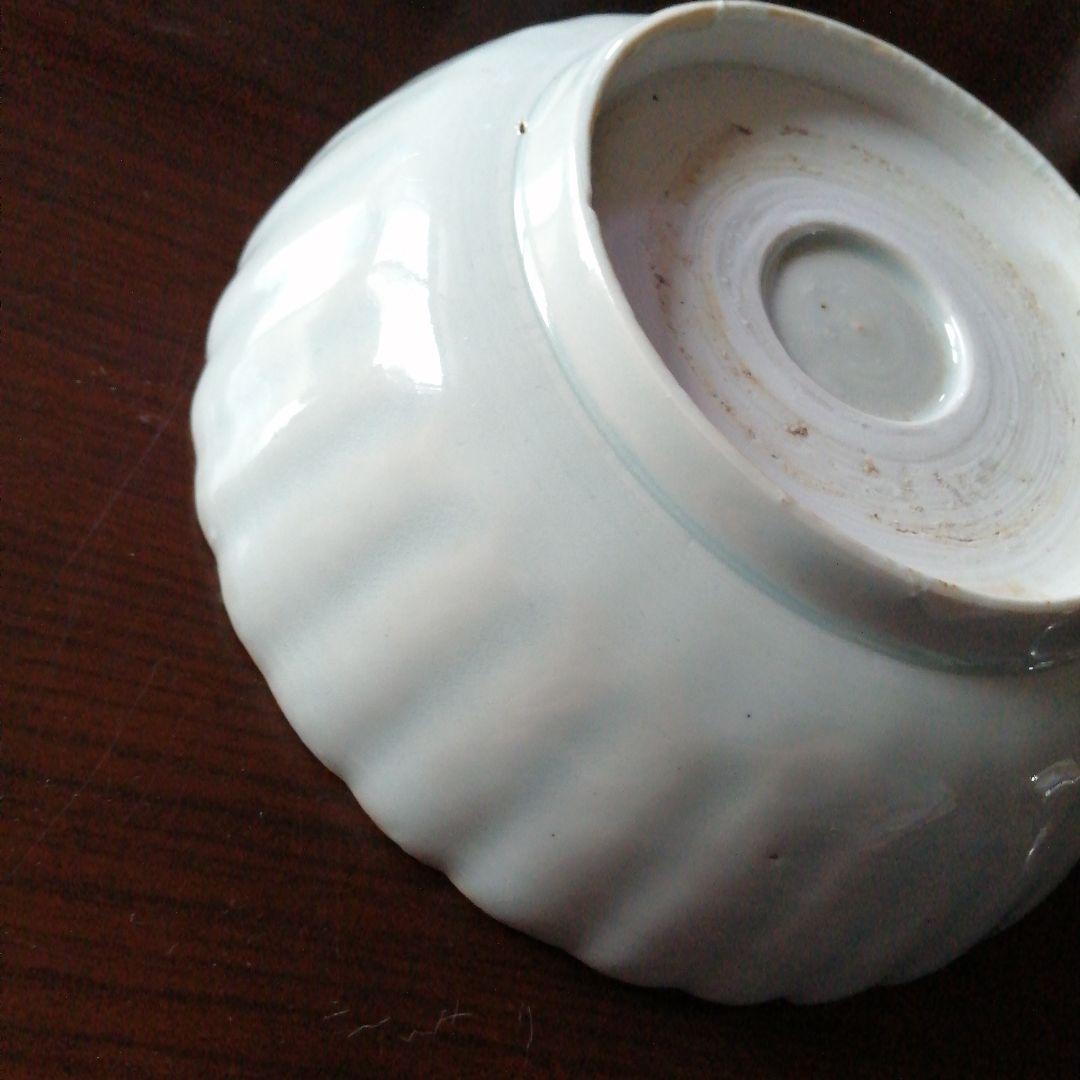 伊万里　青白磁鉢　2客　18.7cm　江戸後期～明治期